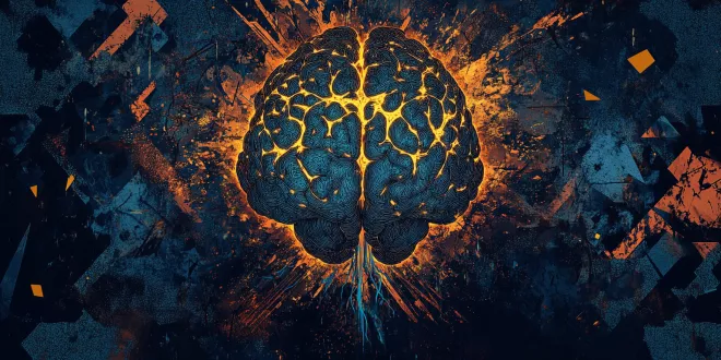 Glowing brain with neural pathways highlighting what dopamine does in brain communication