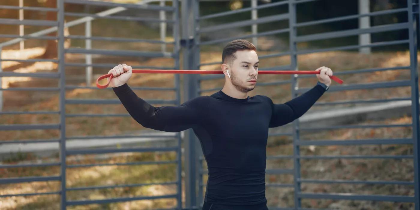 resistance bands park training