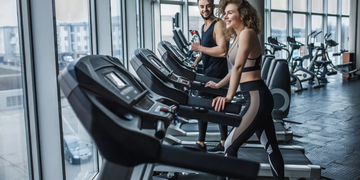 Couple cardio workout