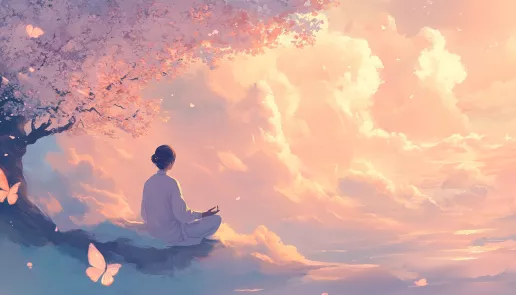Person meditating in a calm setting, representing effective stress management and relaxation techniques.